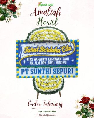 Papan Bunga Duka di Rancagong