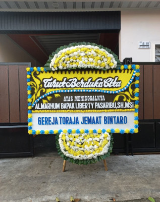 Papan Bunga Duka di Rancagong